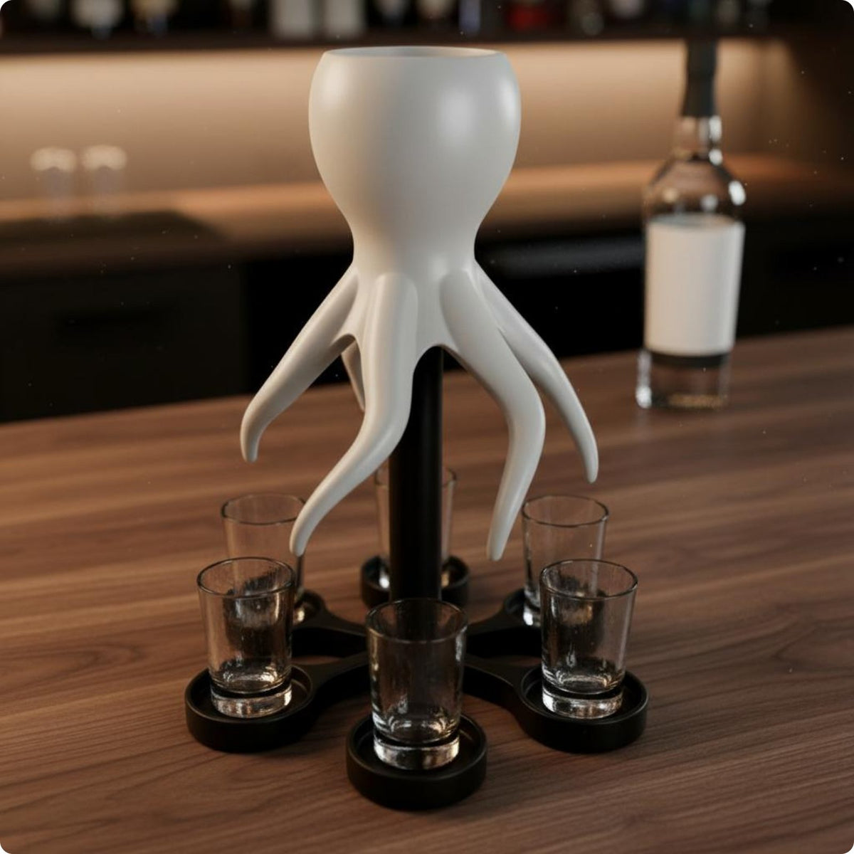 Squid Dispenser Easy to Easy to Use 8 Pourer No Tidy Bar Accessory