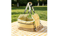 Waterproof Car Seat Pet Bed Stain-Resistant Dog Car Seat Sling Bed Padded Portable for Small Dogs, Road Trips