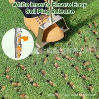 Cross-border Hot Sale Garden Tool Lawn Scarifier Aerator with Hollow Teeth for Yard Soil Care