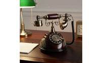 Decorative Rotary Rotary Mechanism Telephone Gift Choice Vintage Rotary Telephone Plug and Play Retro Desk Phone No Battery Needed for Hotel Lobby, Gallery