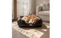 Bolstered Dog Bed Cuddly Cat Sofa Bed Supportive for Dogs