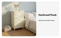 Large Capacity 5-Drawer tall dresser Modern Minimalist and design Chest of Drawers Space-Saving Design Storage Cabinet Sturdy Construction for Apartment Dwellers, residents, Parents, Bedroom, Entryway, Living Room, Hallway