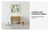 sturdy Wood chunk Table Rustic Minimalist look Nightstand Natural Texture Minimalist for meter for Interior Designers