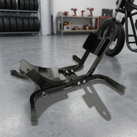 Heavy-Duty Motorcycle Parking Stand Cylindrical Motorcycle Stand with Cradle Universal Powder-Coated for Workshop