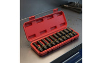 10 Pieces Rotating Drive Tool Set 360° Rotation Universal Joint Socket Set 6 Point Design for Technicians, Car Repair