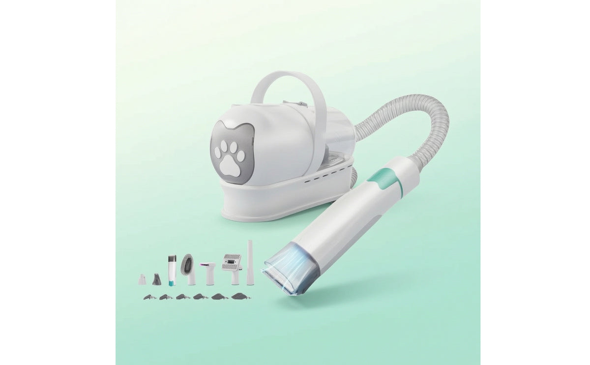 Messclean Pet Grooming Kit with Vacuum Allall-in-One Dog Grooming Vacuum with Clippers Low Noise Multifunctional