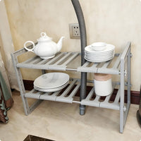 Kitchen Shelf Organizer Space Saving Home Storage Long-Lasting