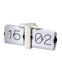 Table Flippage Timepiece Clock Large Number Retro Flip Clock Decorative for Living Room