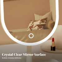 Illuminated Makeup Mirror adjustable brightnessmable luminousenness Illuminated Cosmetic Mirror 3 Light Modes