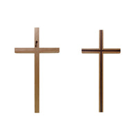 Wooden Wall Cross Hanging Decoration, Oak Wood