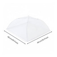 Foldable Food Net Shielded Mesh Meal Protector Easy to Clean for Commercial
