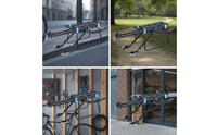 Bike Rear Cargo Rack Lightweight Bike Rack with Mounting Arms Heavy Duty for Commuters