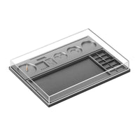 Tool Box with Transparent Lid Metal Repair Component Organizer Removable
