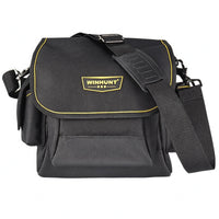 Reinforced Bottom Multifunction Tool Bag Adjustable Shoulder Strap Electrician Tool Bag Front Pocket Work Gear Side Pockets for Electricians, Job Site