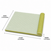 Large Fabric Dog Beds for Older Dogs, 95x70x5cm Dog Bed, Orthopedic Dog Mat, Hard Wearing Cushioned Pet Bed for Living Room