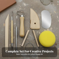 8 Pieces 8 Piece Pottery Tool Set Long-Lasting Clay Sculpting Tool Set