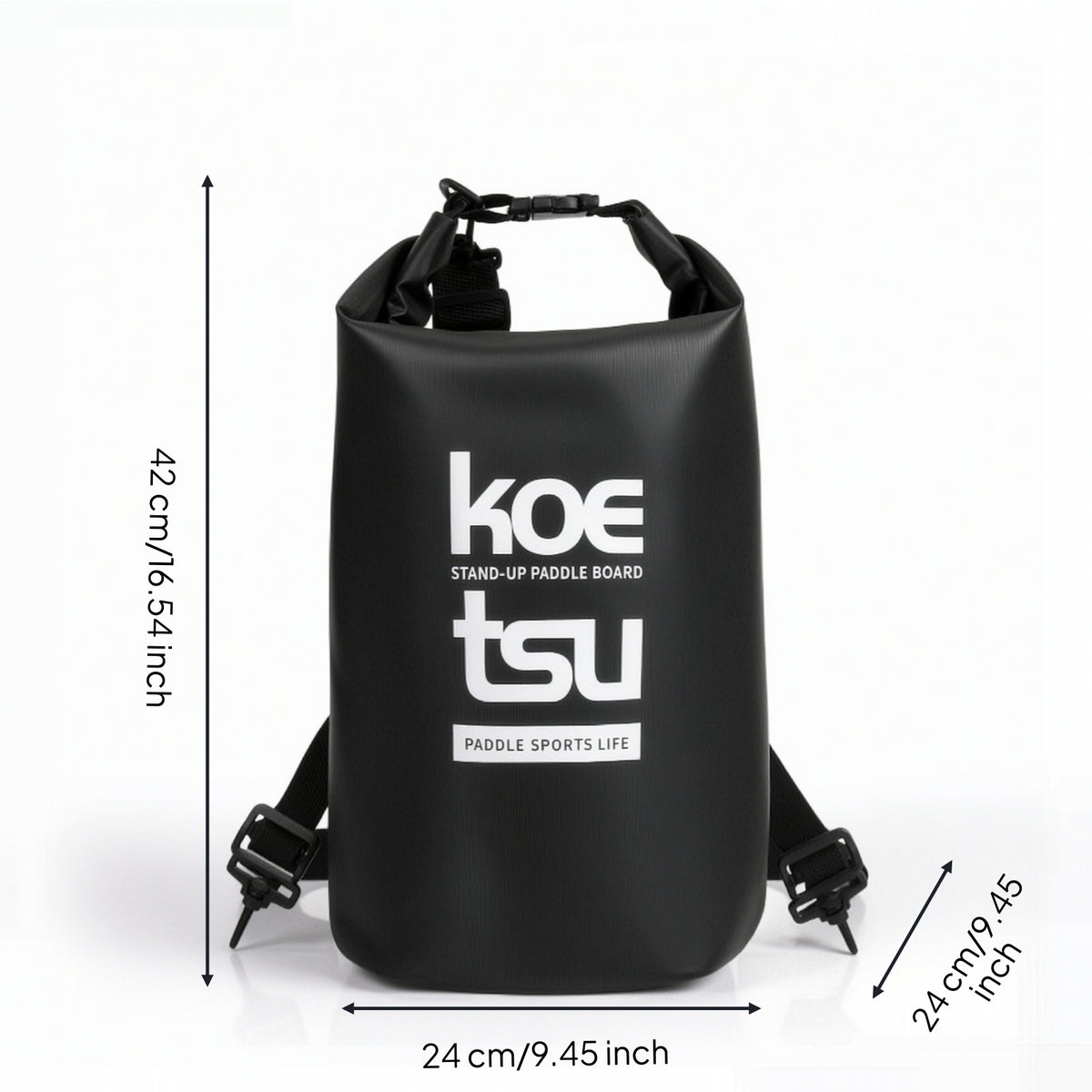 Heavy-Duty Paddleboard Bag Portable Roll Roll-Top Waterproof Bag Lightweight Compact for Paddleboarders
