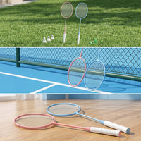 Adult & Kids Tennis Racket and Badminton Racket Set for Outdoor Sports Training & Fitness