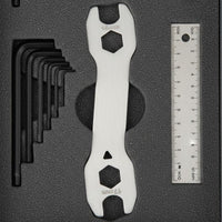 Thin Hub Wrench Slim Design 13 14 Mm Hub Wrench Size Engraving for Workshop