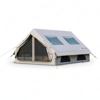 Inflatable Tent Weather-Resistant Blackout Tent Private Shelter for Campers, Families