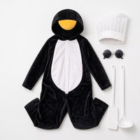 Elegant Penguin Cosplay Pajama Costume Flannel Jumpsuit