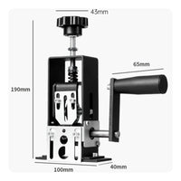 Manual Wire Stripping Machine 2 in 1 Hand Crank Wire Peeling Machine Compact
