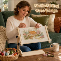 Adjustable Wooden Embroidery Frame for Tabletop