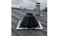 Roof tube Flashing Heat Resistant Silicone Roof Flashing Stepped Cone Square Base tube Boot