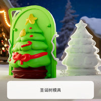 圣诞老人雪球夹可爱圣诞节儿童玩雪工具雪夹创意加厚加长雪球模具