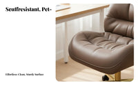 Armless Rolling Computer Chair Adjustable Height Armless Rolling Chair Full-Circle Turn Mechanism Space-Saving for Adults
