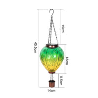 Hot Air Balloon Solar Lantern Outdoor Hanging Solar Lantern for Garden
