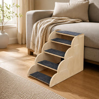 Dog Stairs Non-Slip Multi tier Pet Stairs Gentle Slope Cat Stair Ramp for Bed