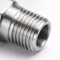 Spray Tip 4BSPT Male Thread, 304 Stainless Steel Industrial Spray Nozzle, Flat T #variant:Orifice 0.66mm