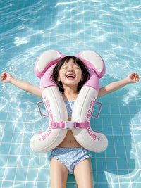 New Children's Inflatable Swimming Vest with Safety Buckle Quick Inflatable Buoyancy Vest with Swim Cap