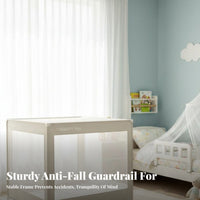 Young Child Bed Enclosure Anti-Fall Design Child Safety Gear Breathable Easy Installation for Infants, Parents, Bedroom