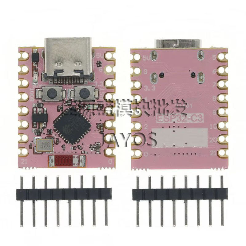 Pink Unsoldered Pins