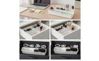4 Pieces Desk Drawer Organizer Tray Low-Profile Drawer Organizer Tray Compartmented for Office