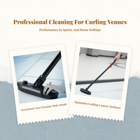 Winter Curling Brush, Team Building, Ice Track, Scoreboard