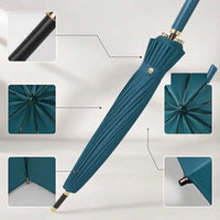 Custom Branding Umbrella Straight-Shaft Umbrella with Printed Canopy Customizable for Businesses, Real Estate Agents, Company Events
