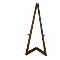 Geometric Folding Easel Adjustable Wooden Display Stand Nordic Poster Holder with Pine Construction Foldable Portable Design Suitable for Art Exhibitions Studios Home Galleries