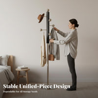 standalonestanding Garment Holder Floor-Standing standalonestanding Hall Tree Multi-Hook