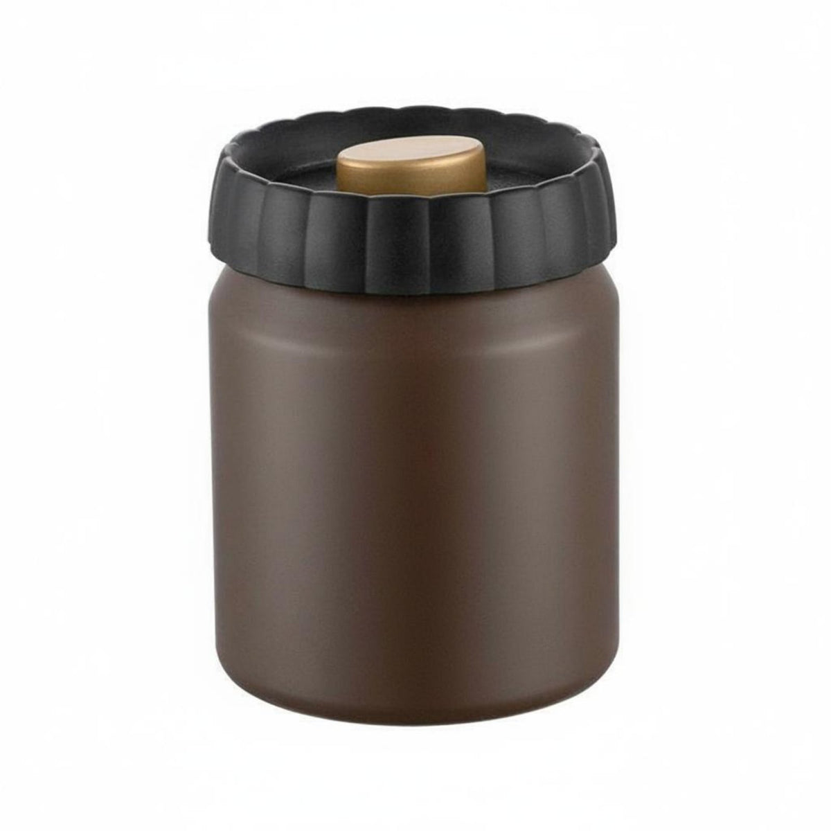 Press to Seal Vacuum Coffee Jar Low Air Airtight Coffee Canister Light Blocking Crisp Keeping