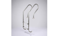 2-Step Pool Ladder Stainless Steel Swimming Pool Ladder with Handrails Polished