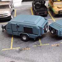 1/64 1/87 HO汽车模型 越野车改装 露营拖车  拖挂房车  旅行车