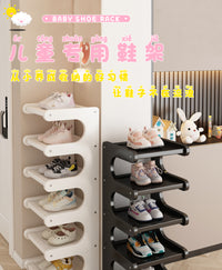 儿童专用鞋架小型家用简易门口宝宝窄鞋柜可爱省空间2025新款爆款