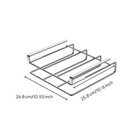 Under Cabinet Storage Rack Multifunctional Hook on Shelf Organizer Space-Saving Hanging Cabinet Basket for Pantry, Closet