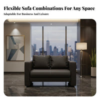 Modern Minimalist Design Modular Office Sofa Set Lasting Comfort Modular Sofa Unit Comfortable Support Reception Seating Long-Lasting Construction for Businesses, Visitors, Business Owners, Company Lobby, Conference Room, Breakroom