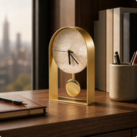 Pendulum Desk Pendulum Timepiece Luxury Design Home Decor Lightweight