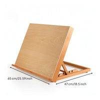 Beech Wood Desktop Easel Tilting Desktop Drawing Board Wooden for Beginners