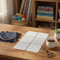 Japanese Embroidery Template Handmade Quilting Stitching Guide for Sewers, Beginners, DIY Projects